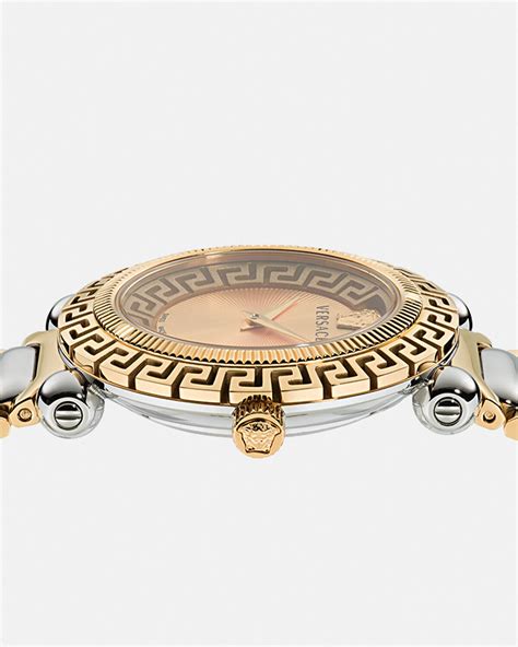 versace greca watch gold